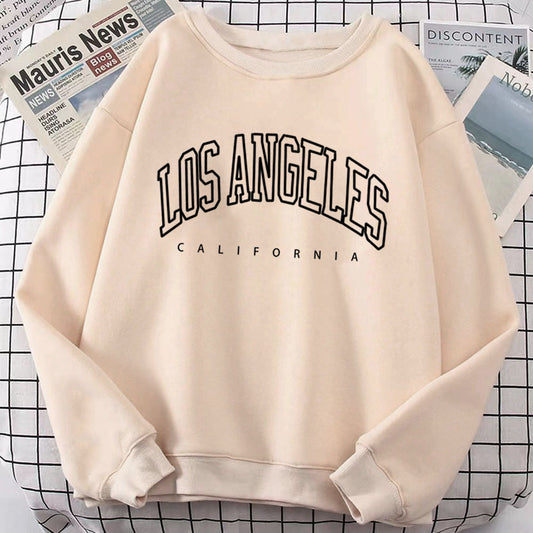 ⭐ Viral California Los Angeles Sweatshirt – Soft Casual Oversized Pullover